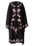 NATASHA ZINKO Dresses | Embroidered Midi Dress Black - Womens