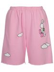 NATASHA ZINKO Shorts | My Little Bunny Shorts Pink - Womens