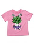 NATASHA ZINKO T-Shirts | Bunny Heart T-shirt Pink - Womens