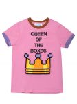 NATASHA ZINKO T-Shirts | Pixel 'Queen Of The Boxes' T-shirt Pink/Brown/Lilac - Womens